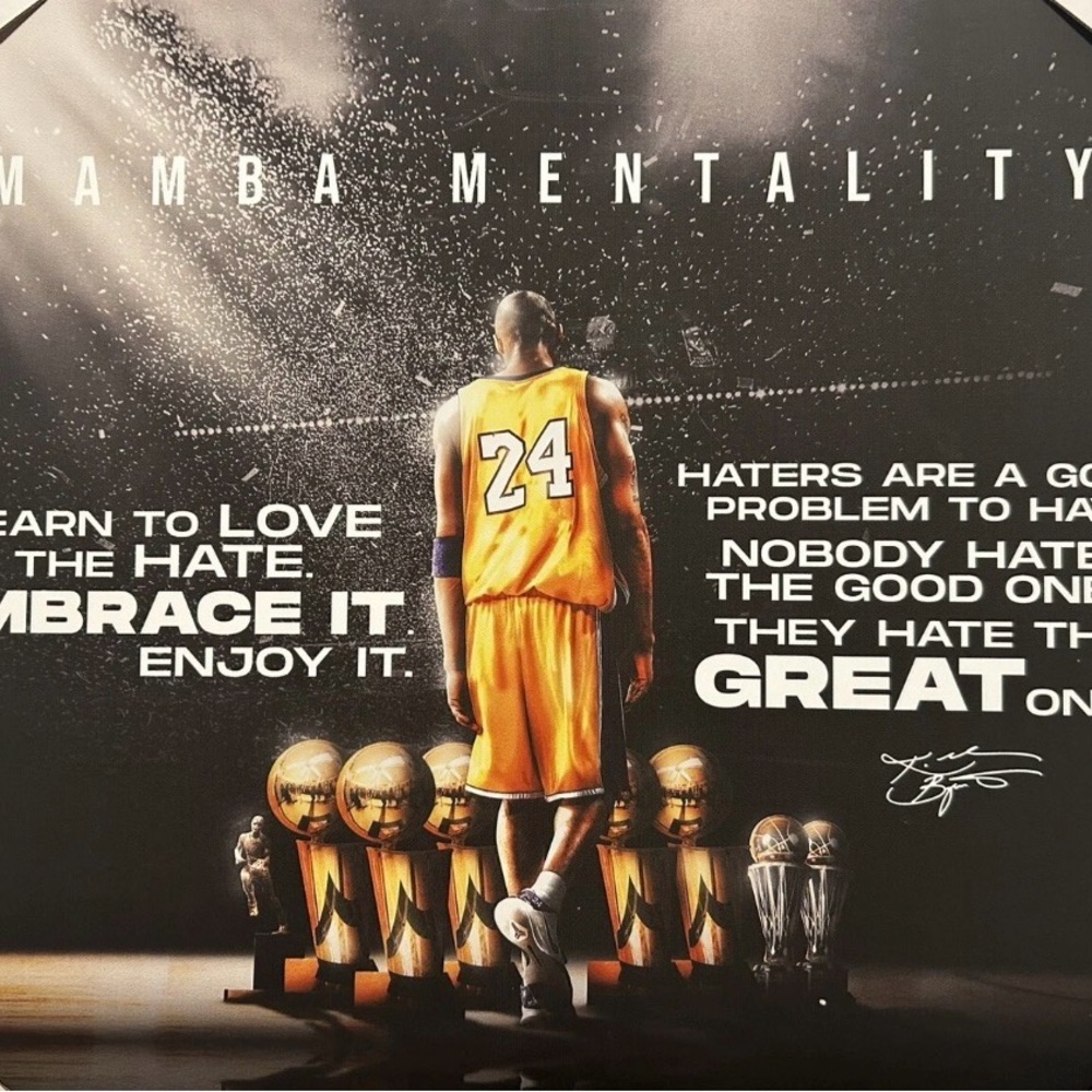 🏆🔥Kobe Bryant Mamba Mentality Canvas 20x16 | Lakers Legend 🏆 🎯